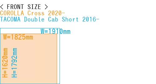 #COROLLA Cross 2020- + TACOMA Double Cab Short 2016-